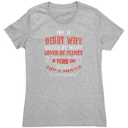 demolition derby wife t-shirts