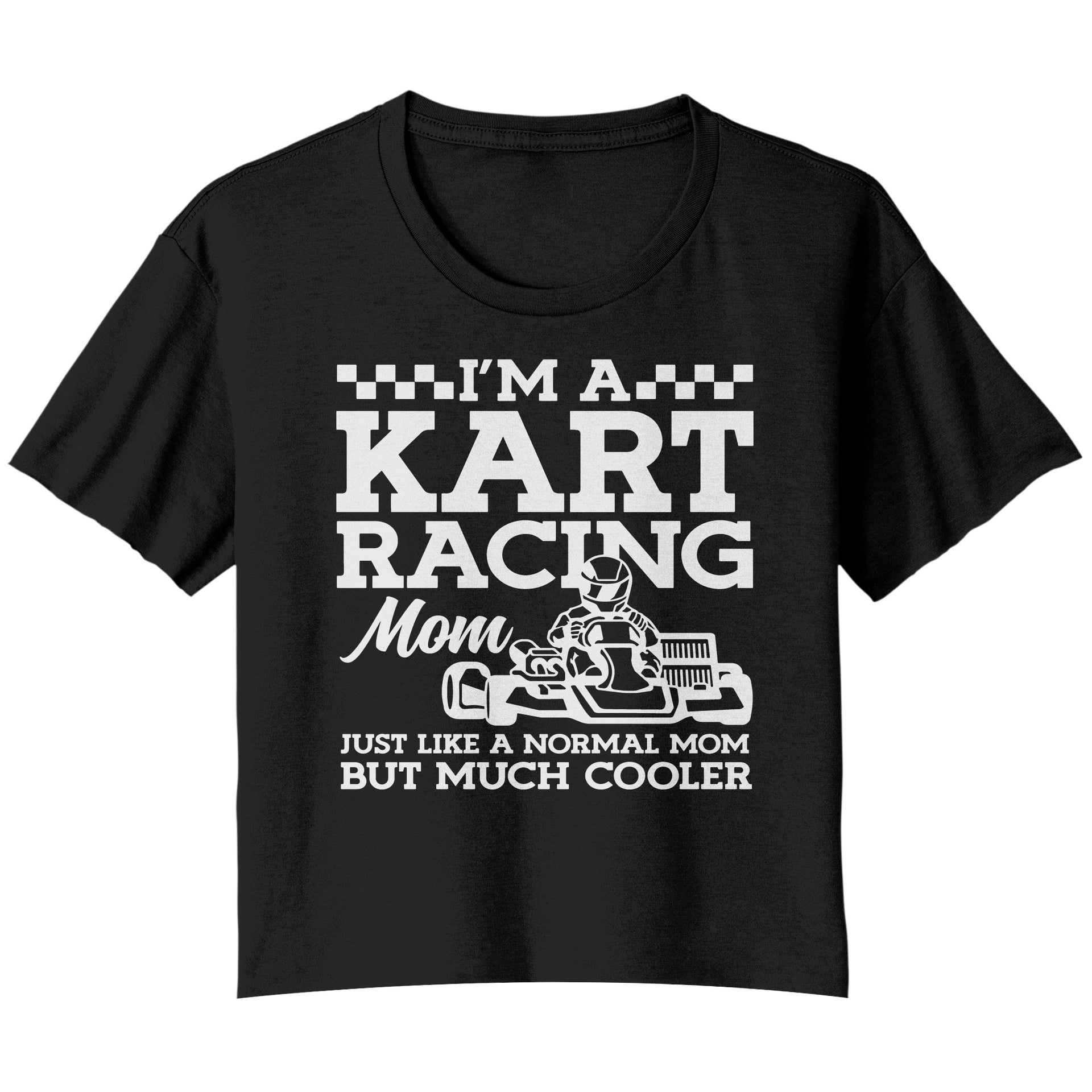 kart racing mom t-shirts