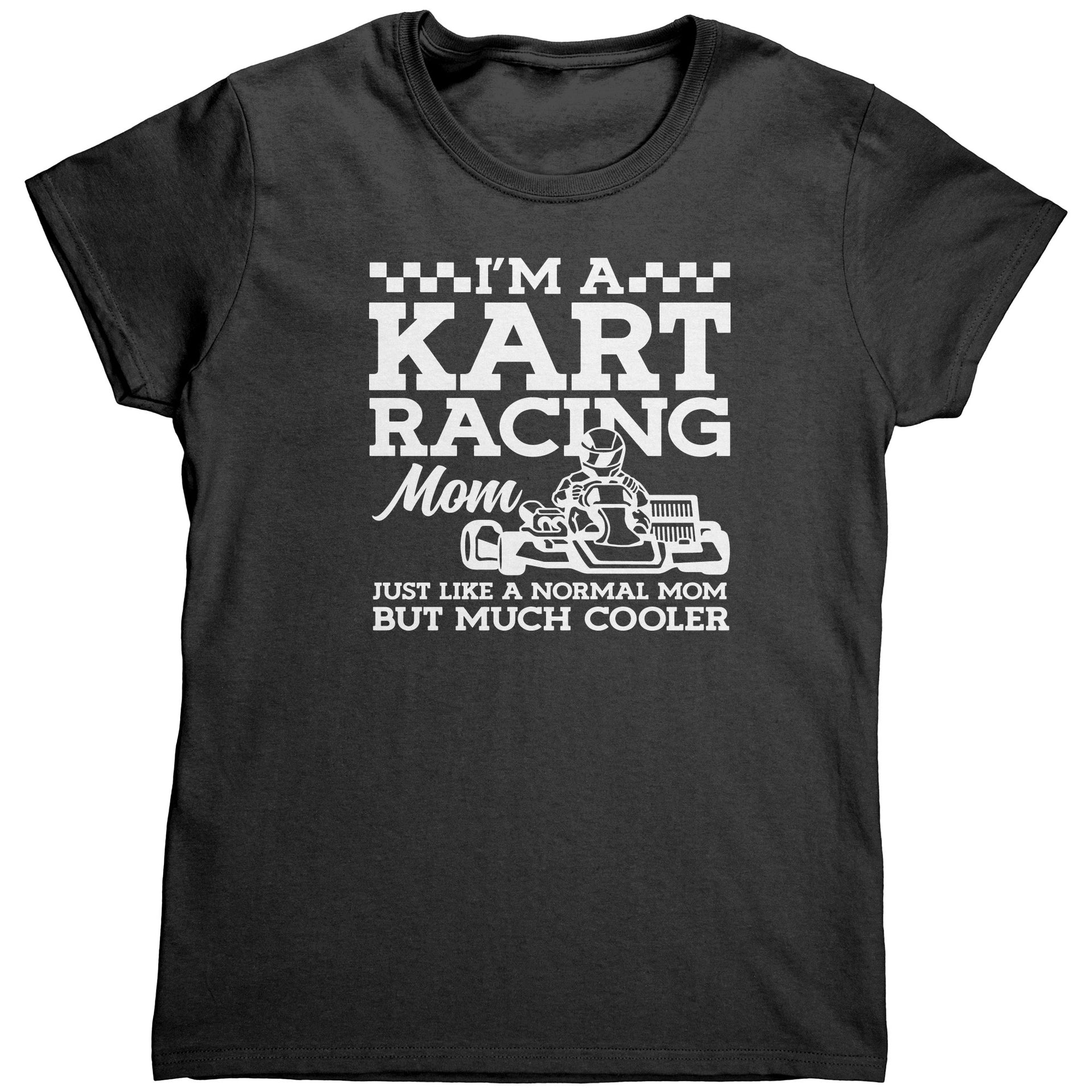 kart racing mom t-shirts