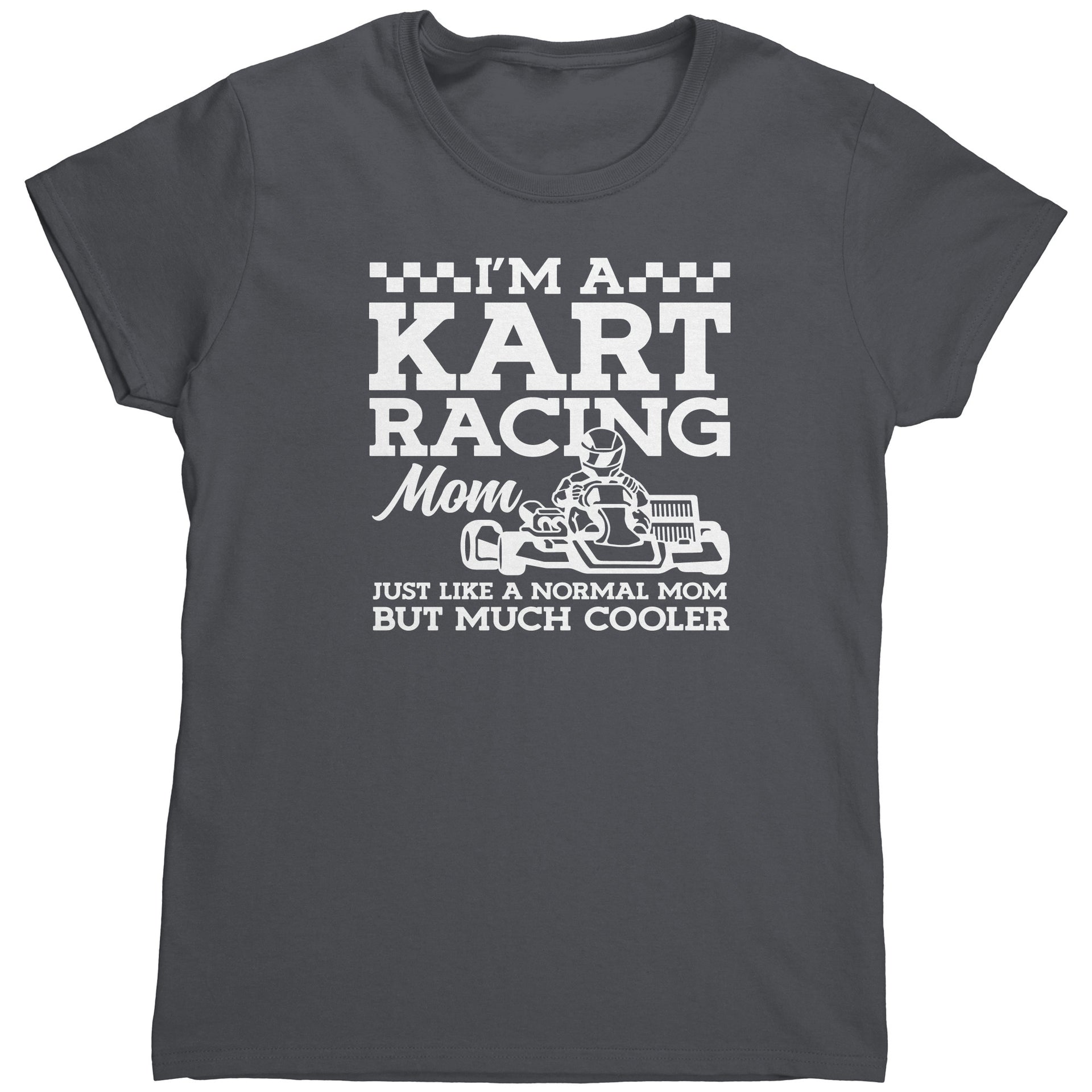 kart racing mom t-shirts