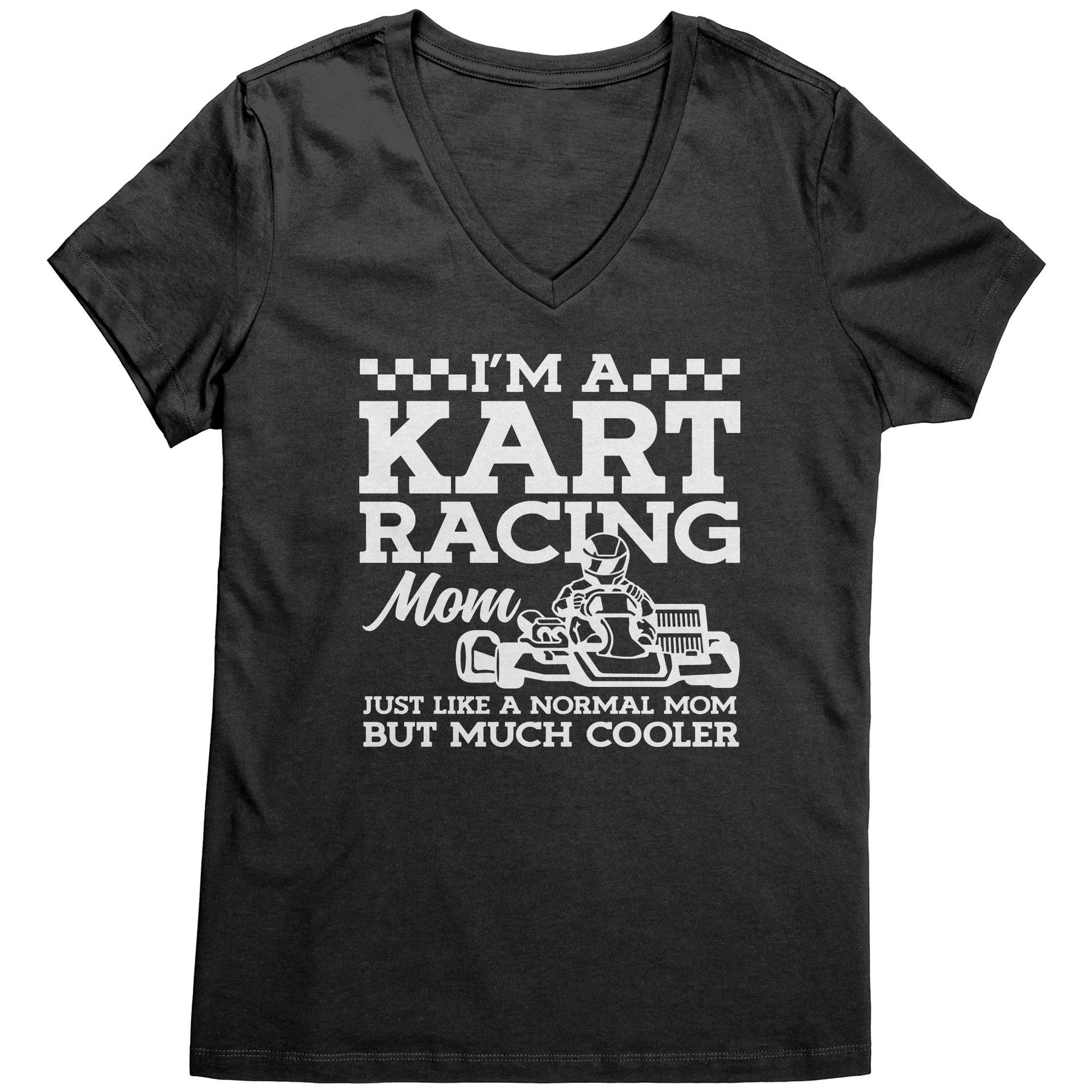 kart racing mom t-shirts