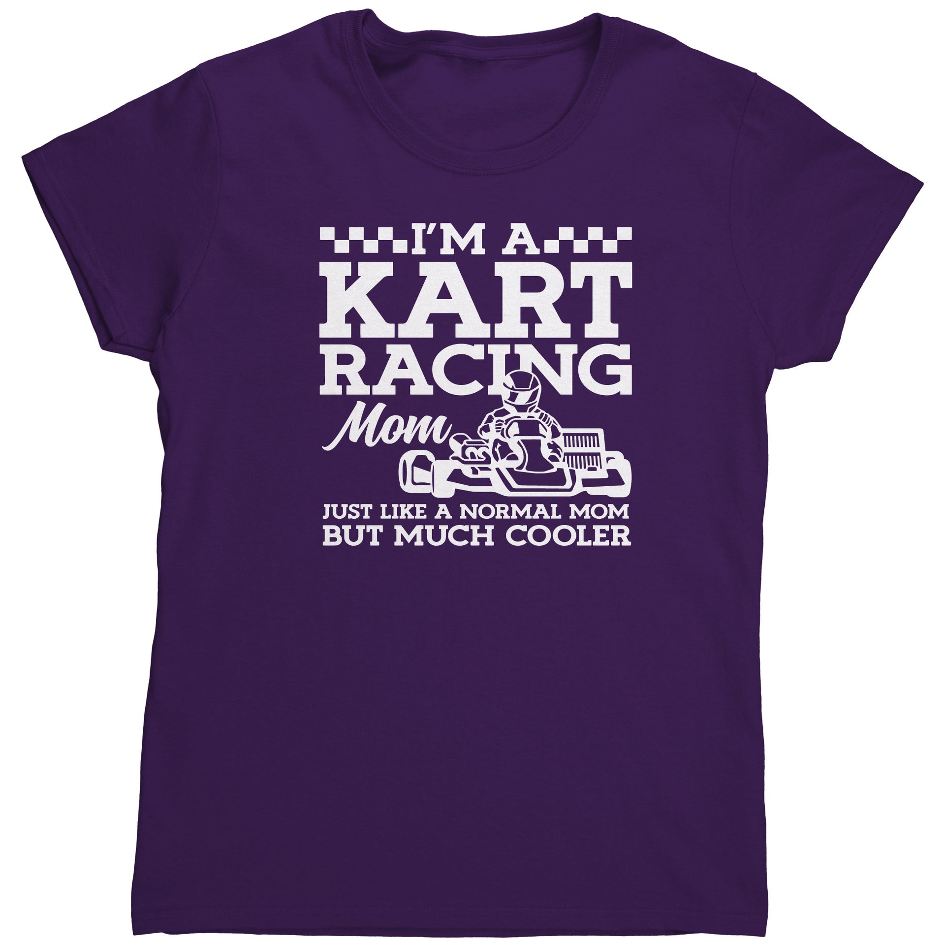 kart racing mom t-shirts