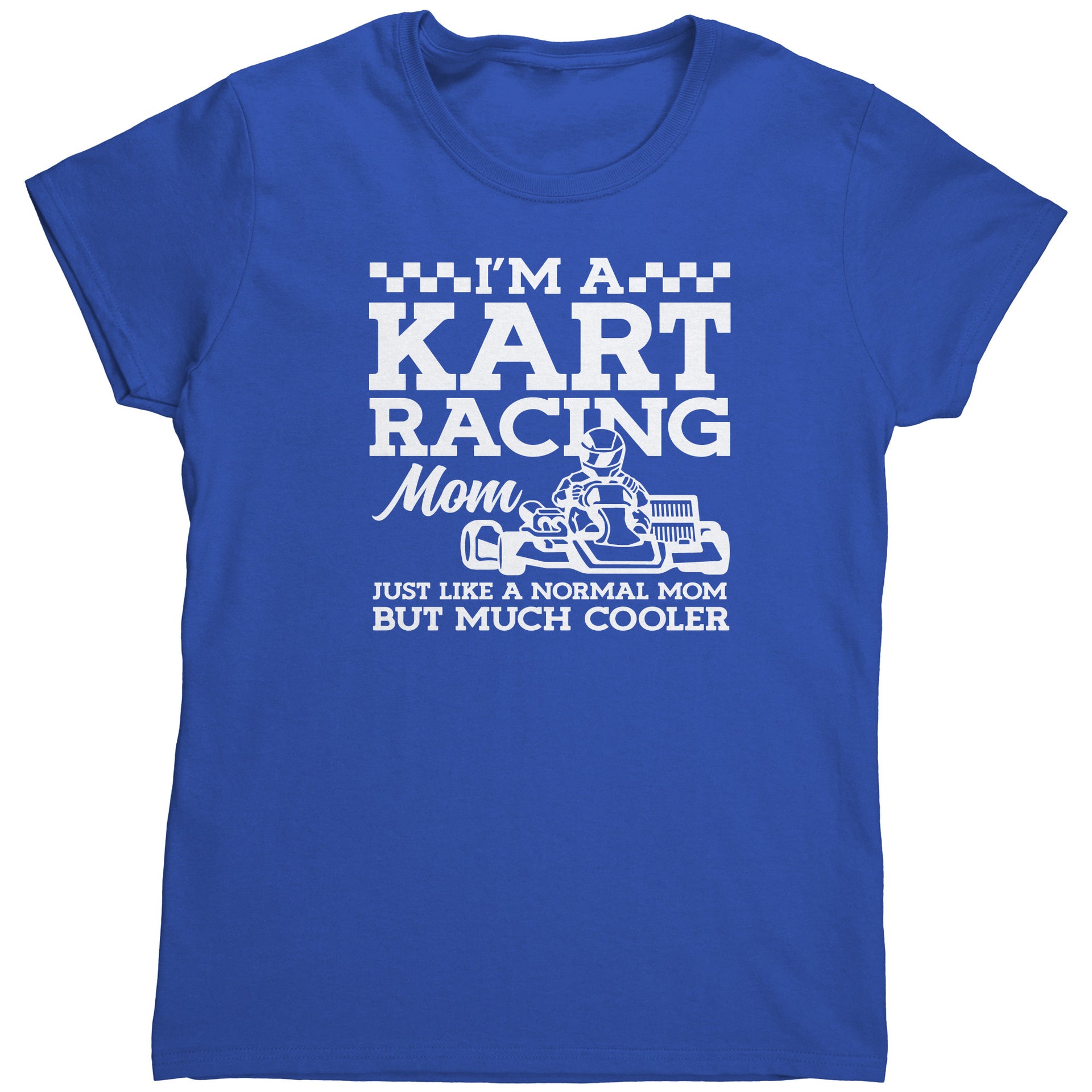 kart racing mom t-shirts