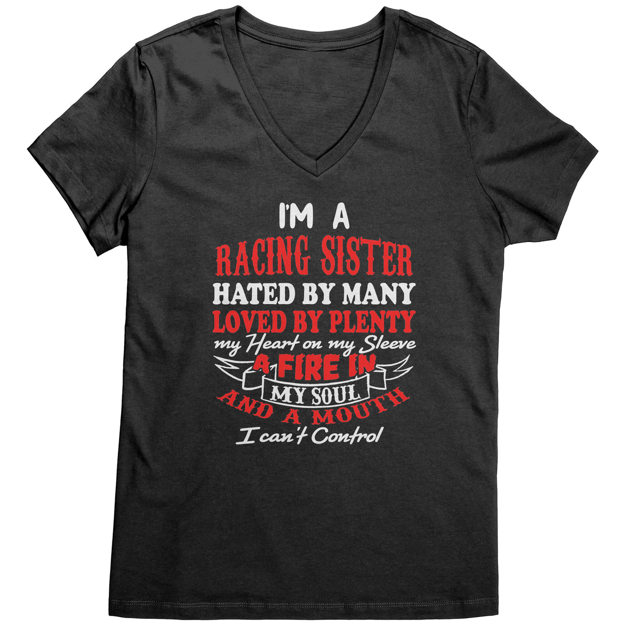 racing sister t-shirt