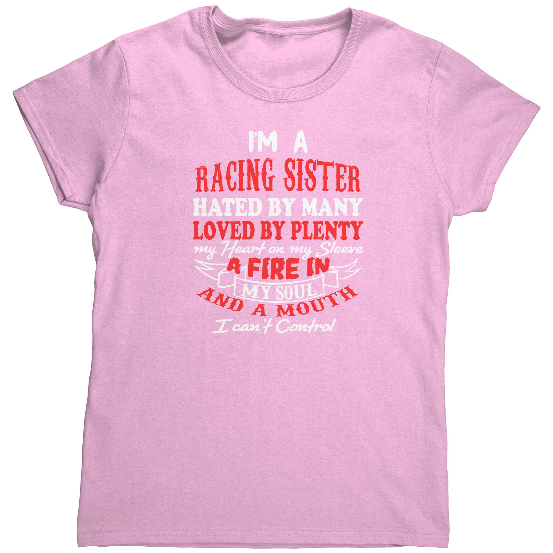 racing sister t-shirt