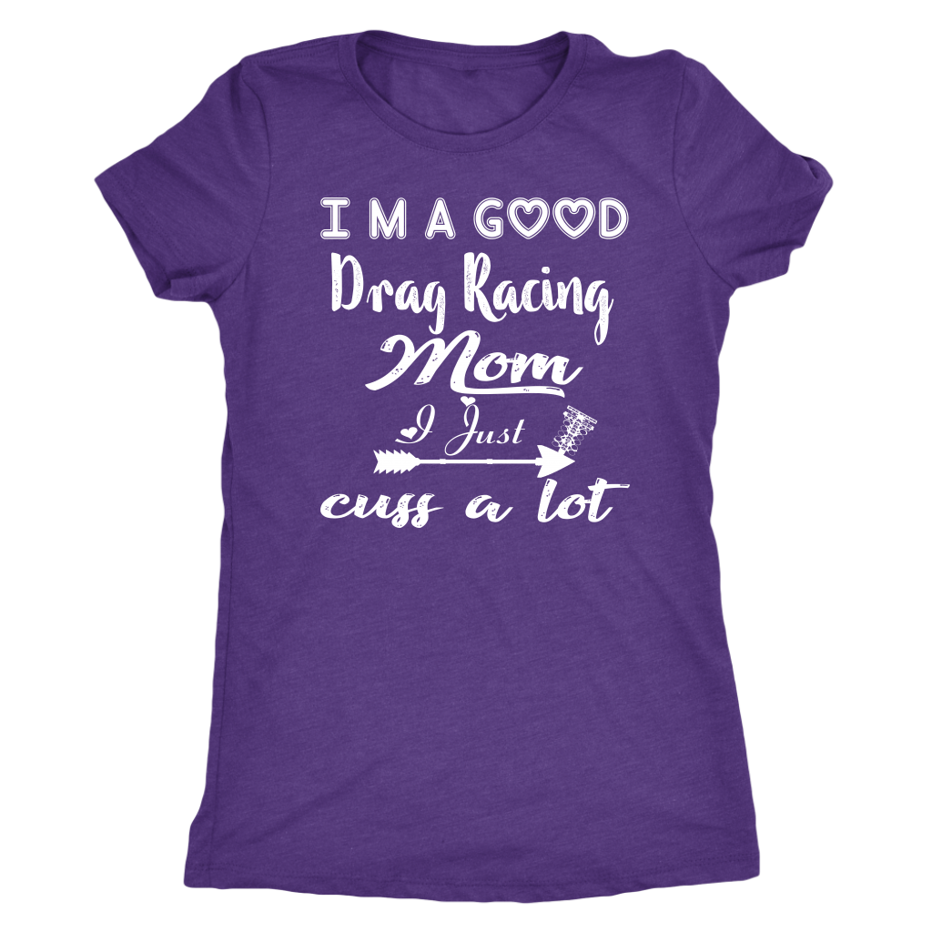 drag racing women's t-shirts