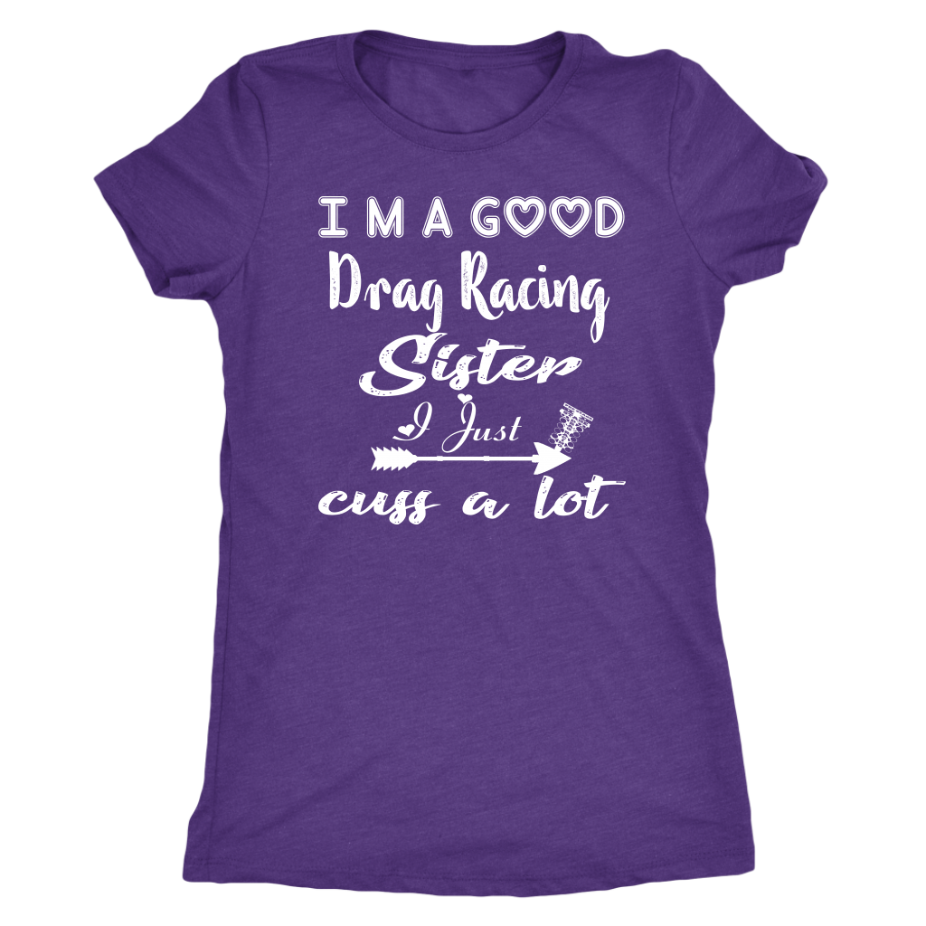 drag racing women's t-shirts