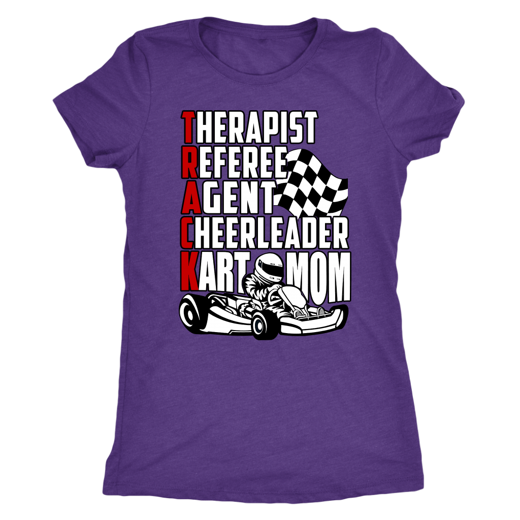 go Kart racing mom t-shirts