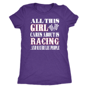 racing girl t-shirts