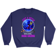 Just A Witch Who Loves Drag Racing Sweatshirt Tank & Hoodie | Women's Drag Racing Apparel | RIIMB