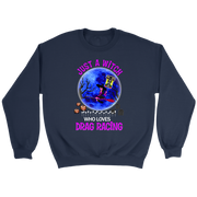 Just A Witch Who Loves Drag Racing Sweatshirt Tank & Hoodie | Women's Drag Racing Apparel | RIIMB