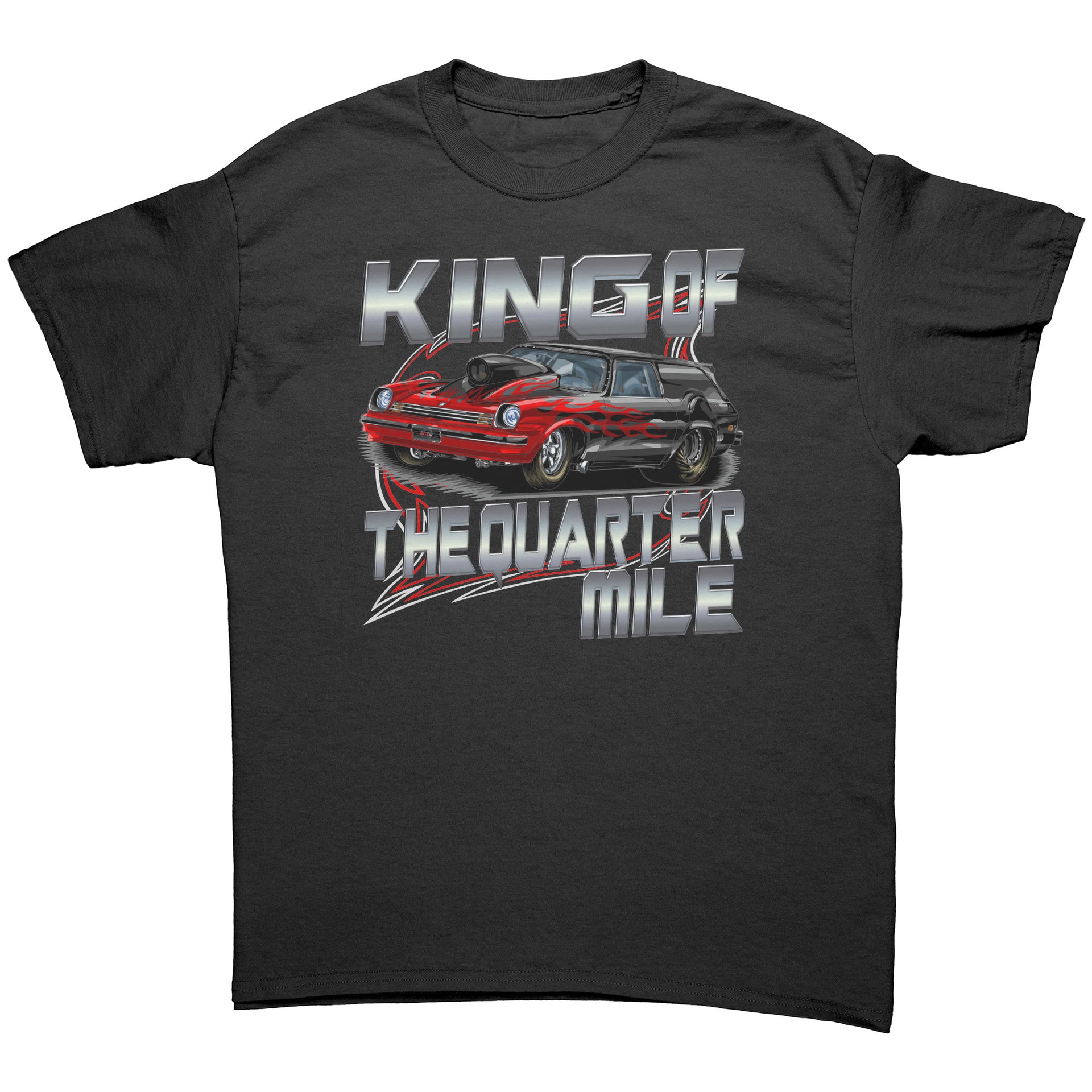 Drag Racing Wagon men's T-Shirts