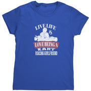 kart racing girlfriend t-shirts