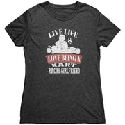 kart racing girlfriend t-shirts