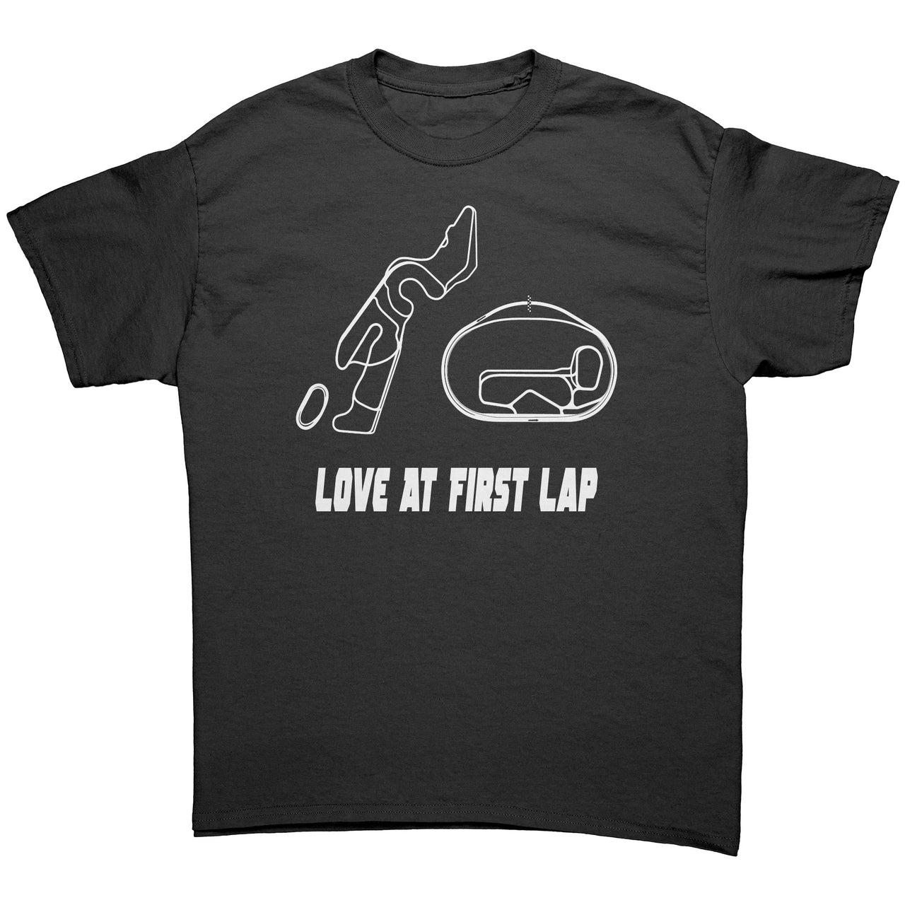 racing track map t-shirts