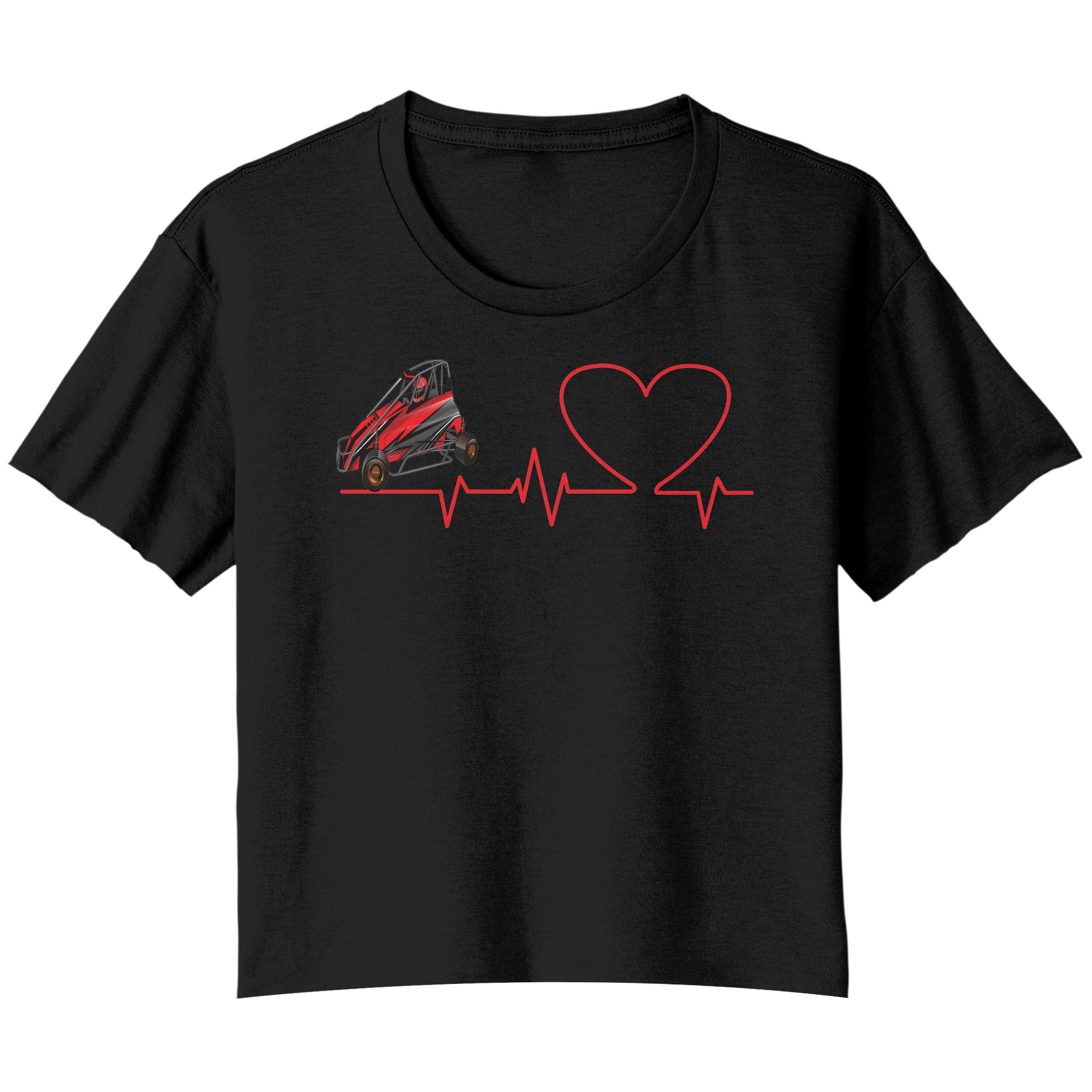 Midget Car Heartbeat T-Shirts