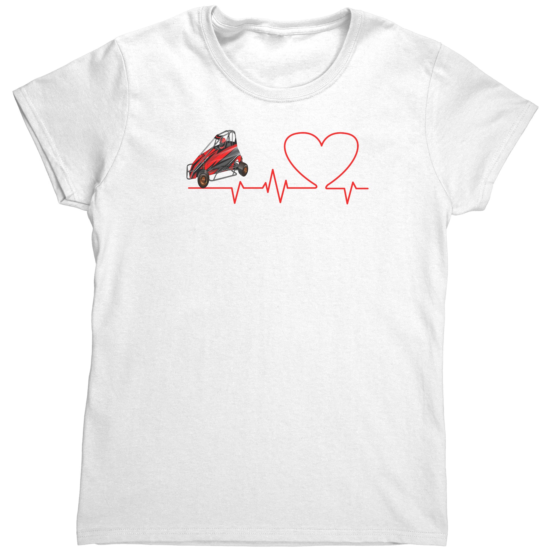 Midget Car Heartbeat T-Shirts