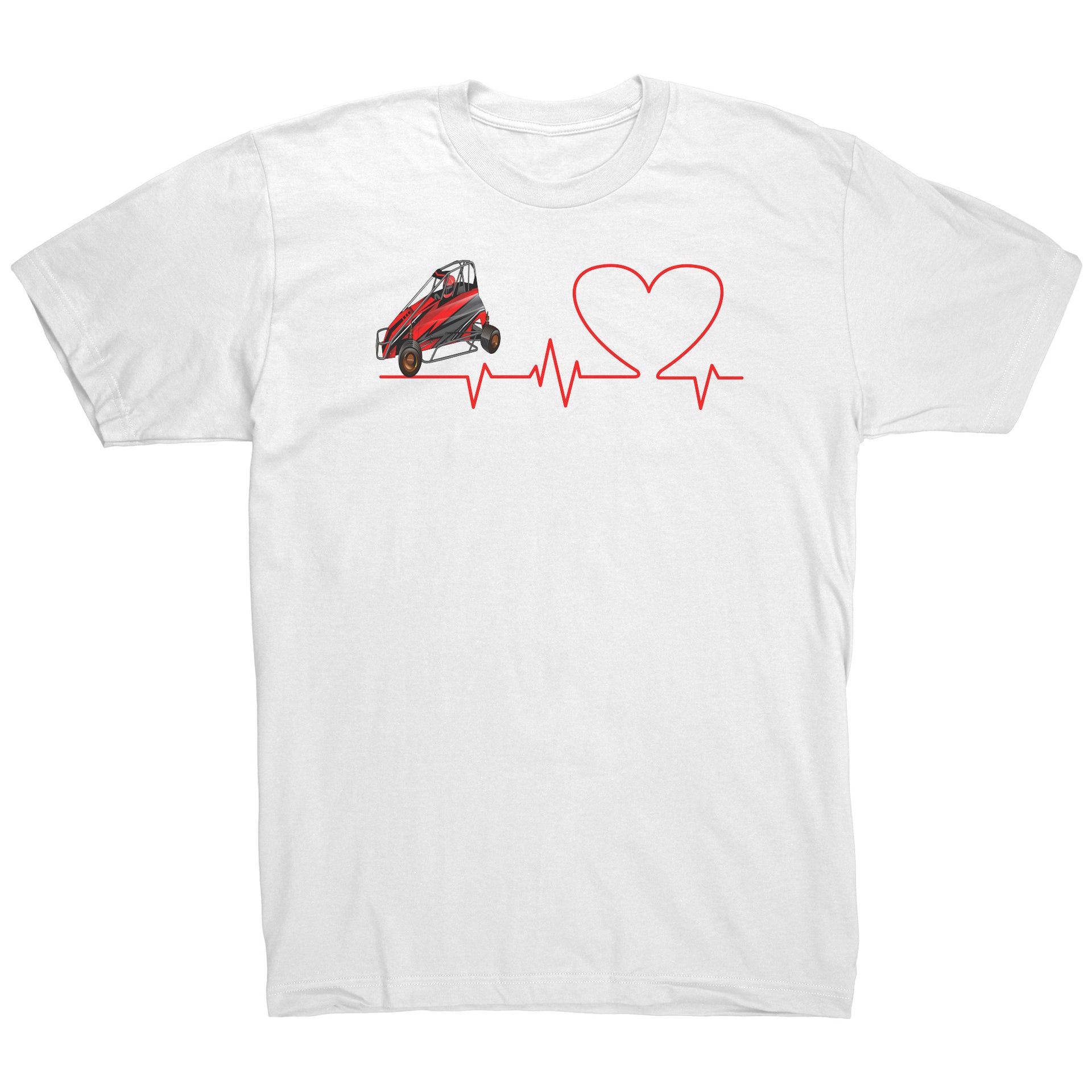 Midget Car Heartbeat T-Shirts