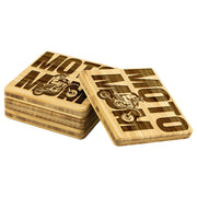 Motocross Mom Bamboo Coaster