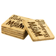 Motocross Mom Bamboo Coaster