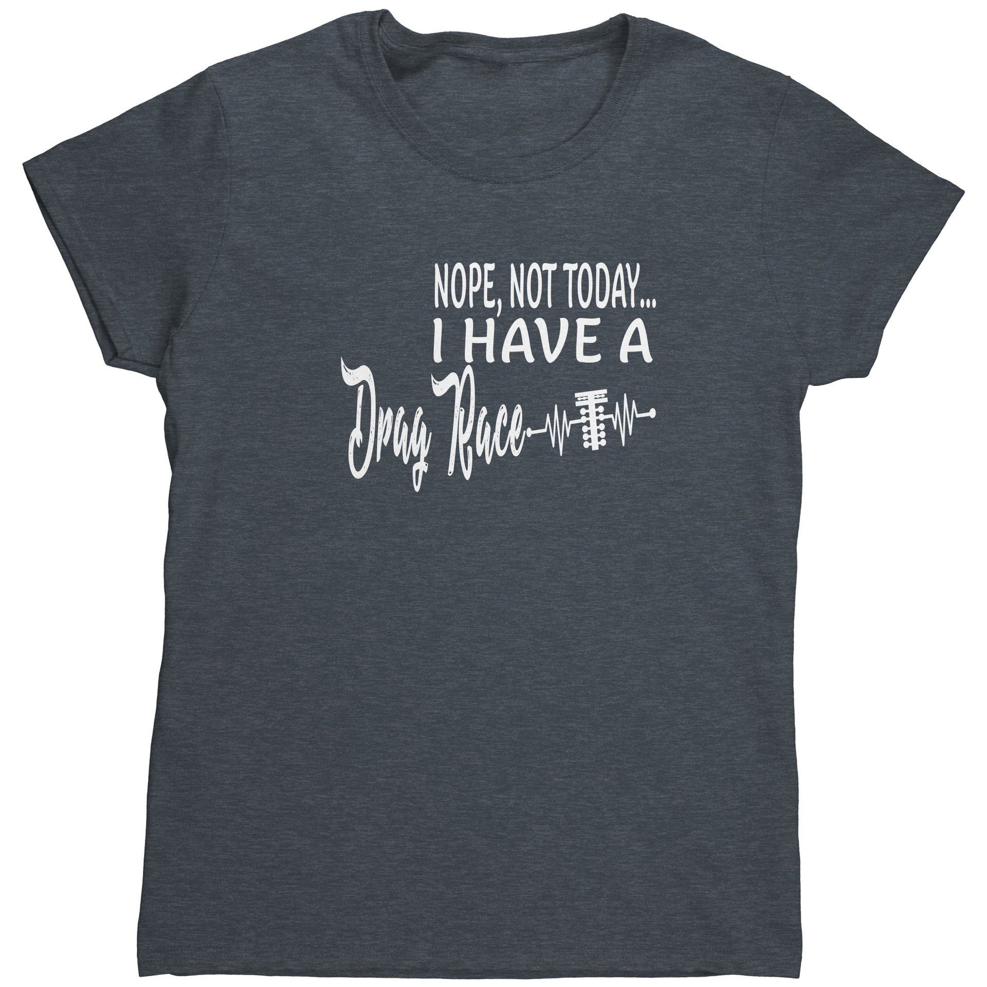 Drag racing women's t-shirts