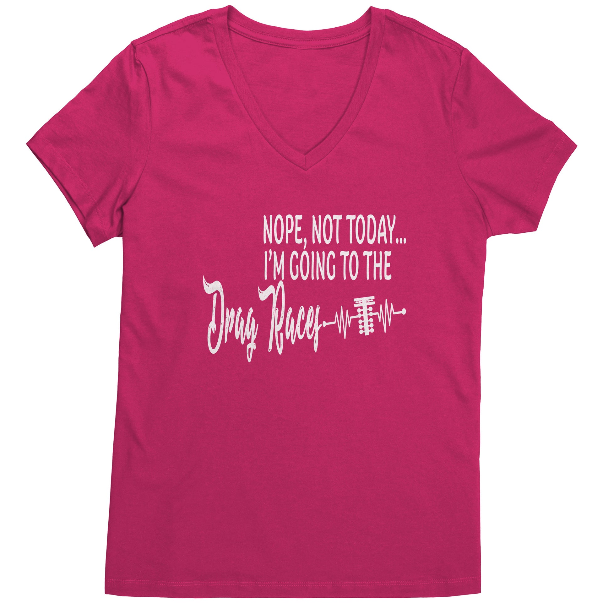 Drag racing women's t-shirts