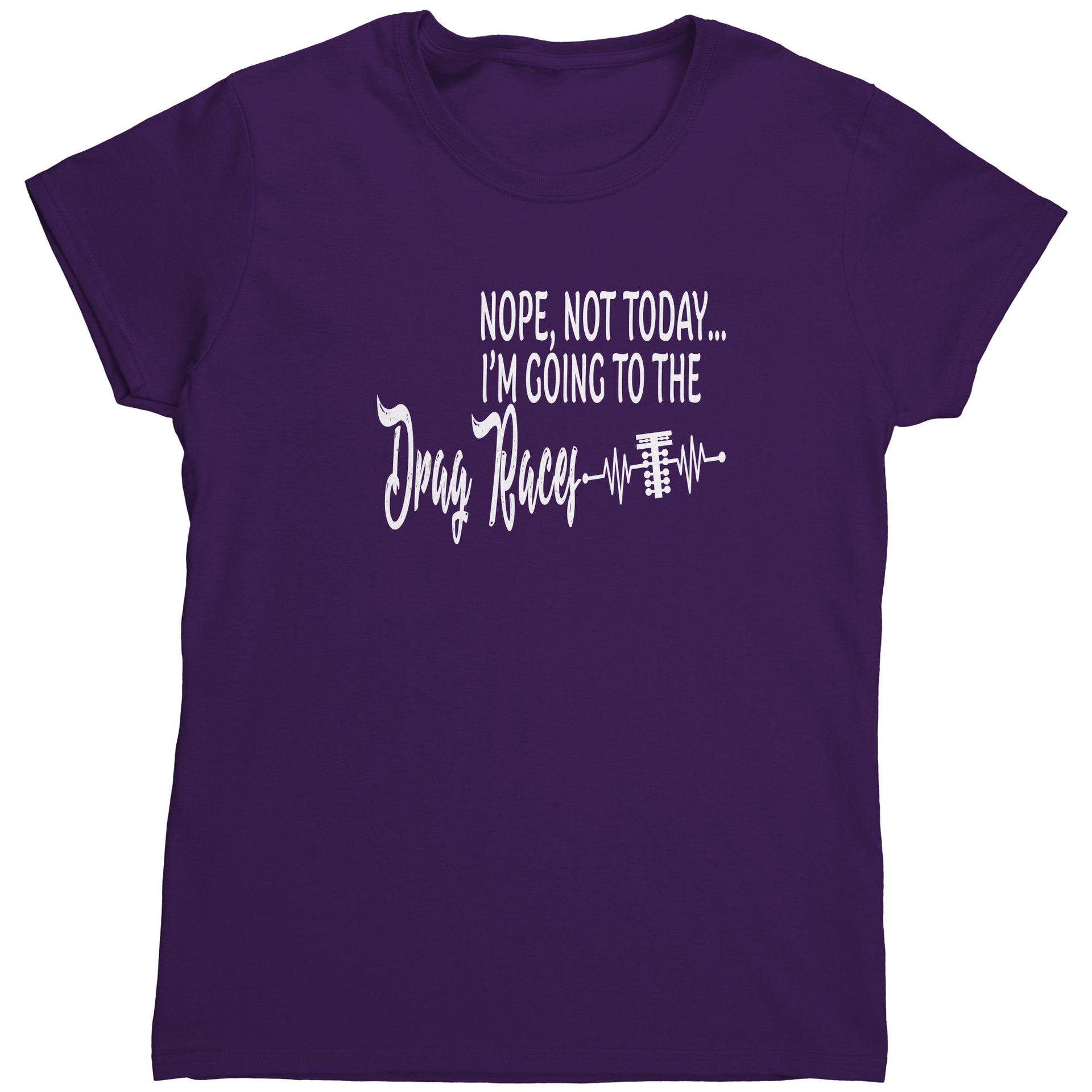 Drag racing women's t-shirts