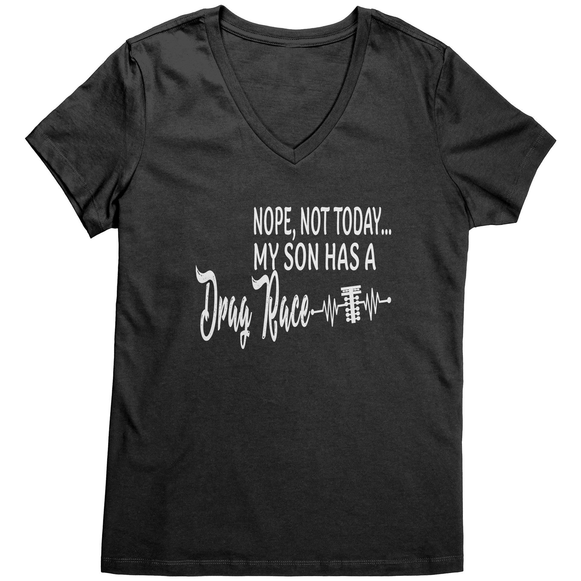 Drag racing women's t-shirts