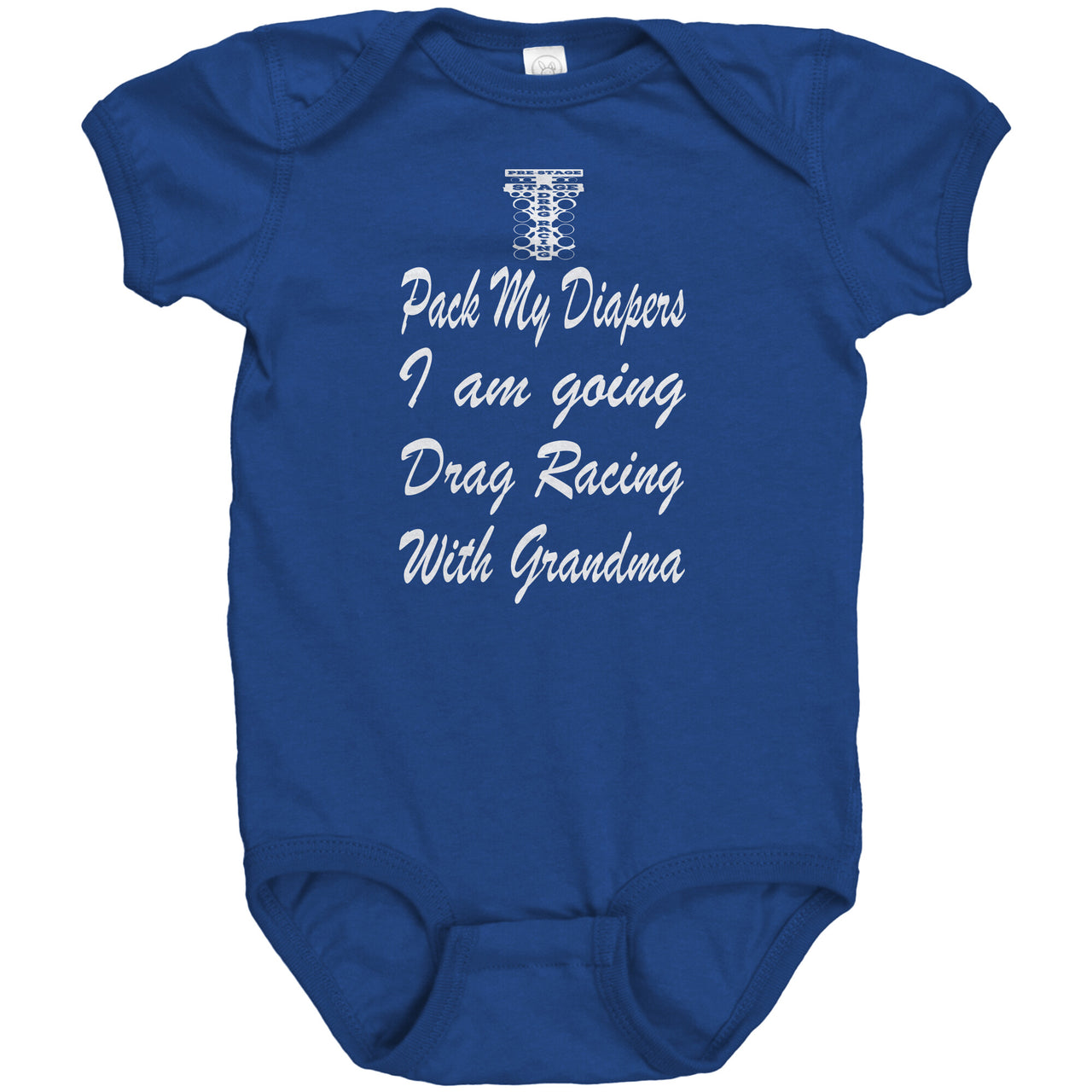 drag racing baby onesies