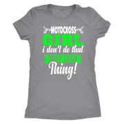 motocross girl t-shirts