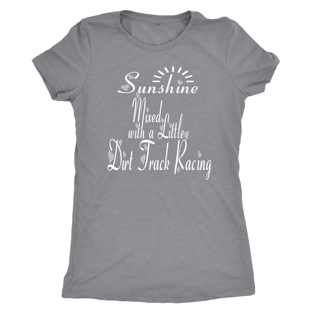 dirt racing girl t-shirts