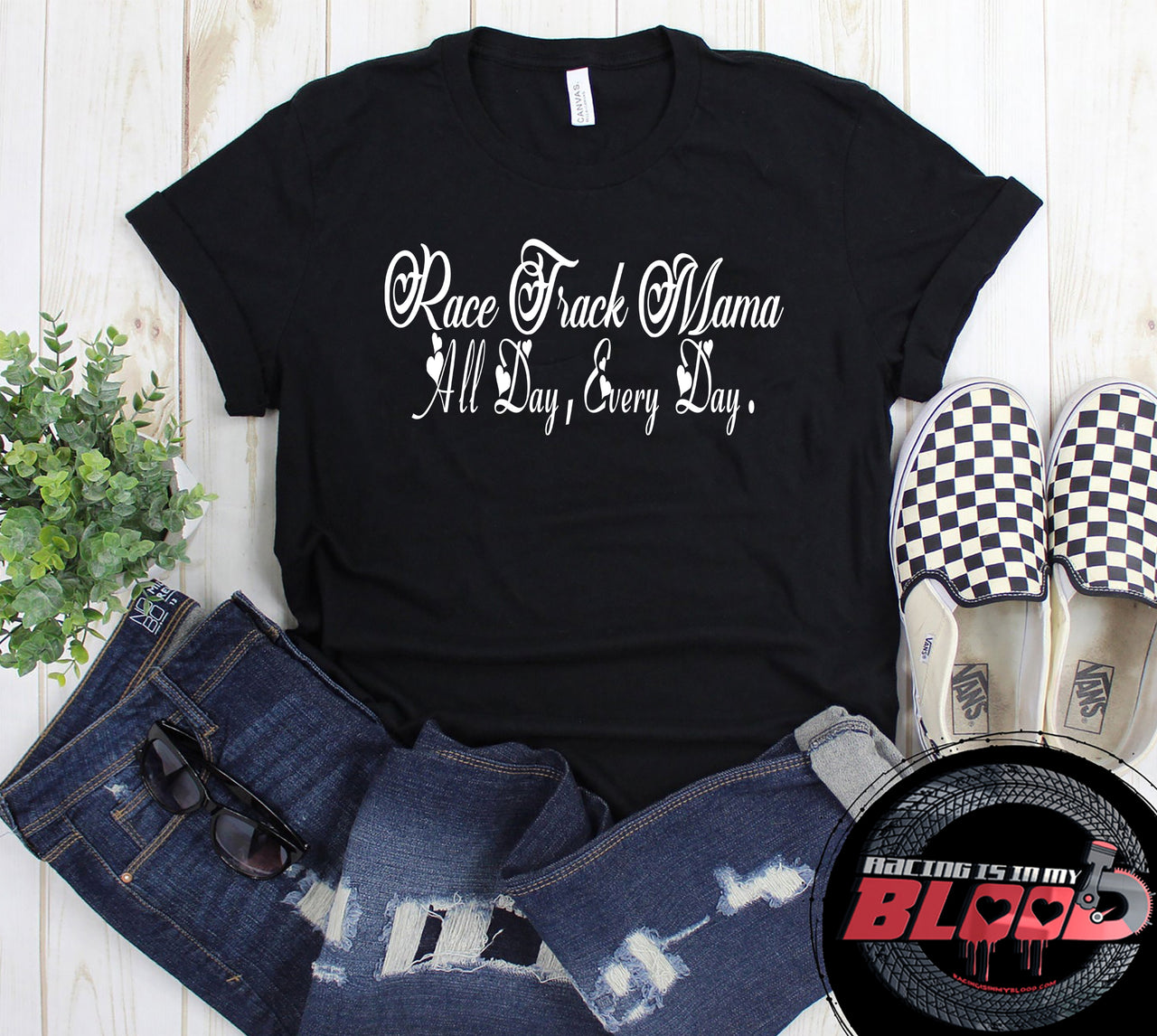 racing mom t-shirts