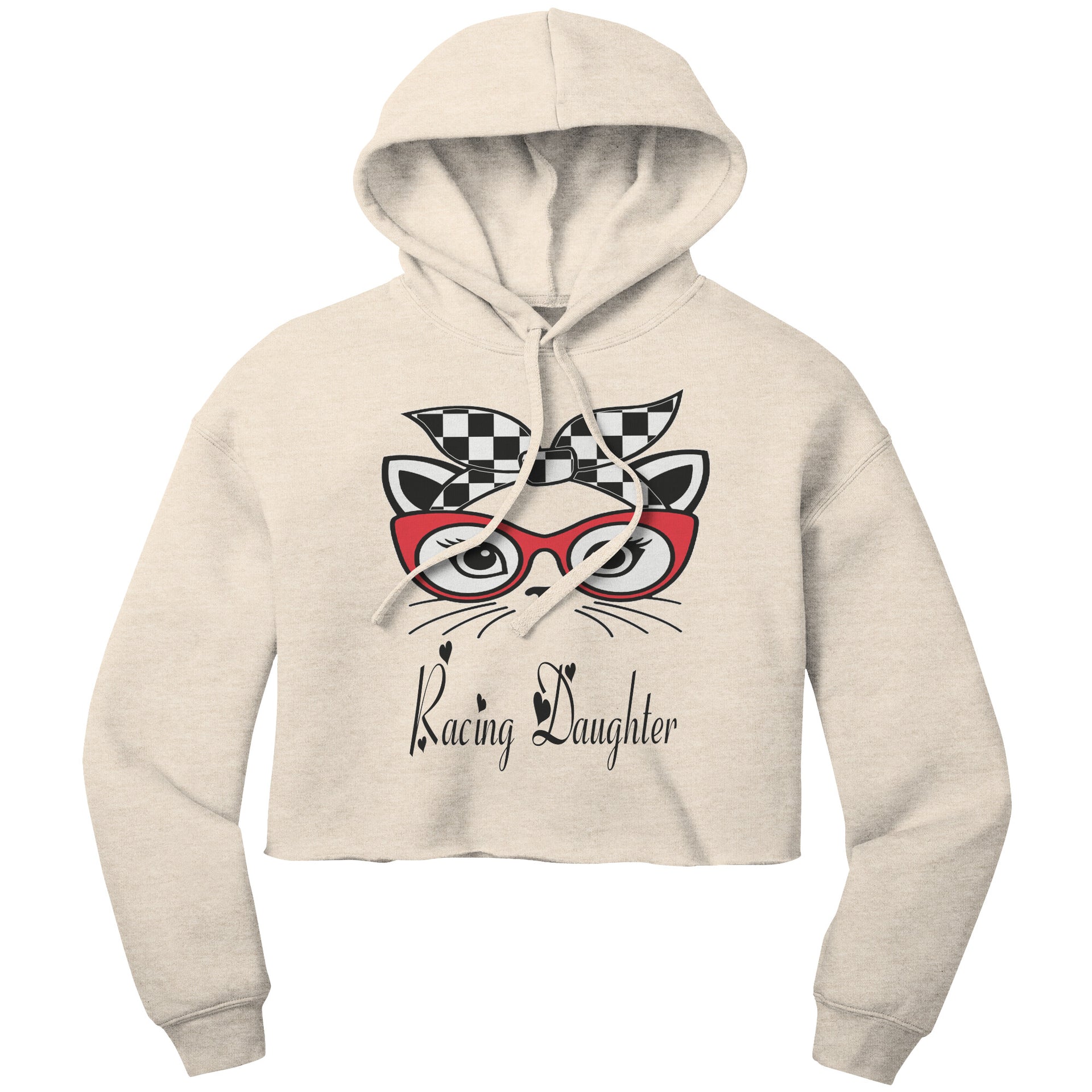Racing daughter Crop top hoodie