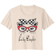Racing daughter Crop t-shirts