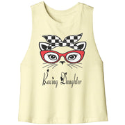 Racing daughter Crop tank top