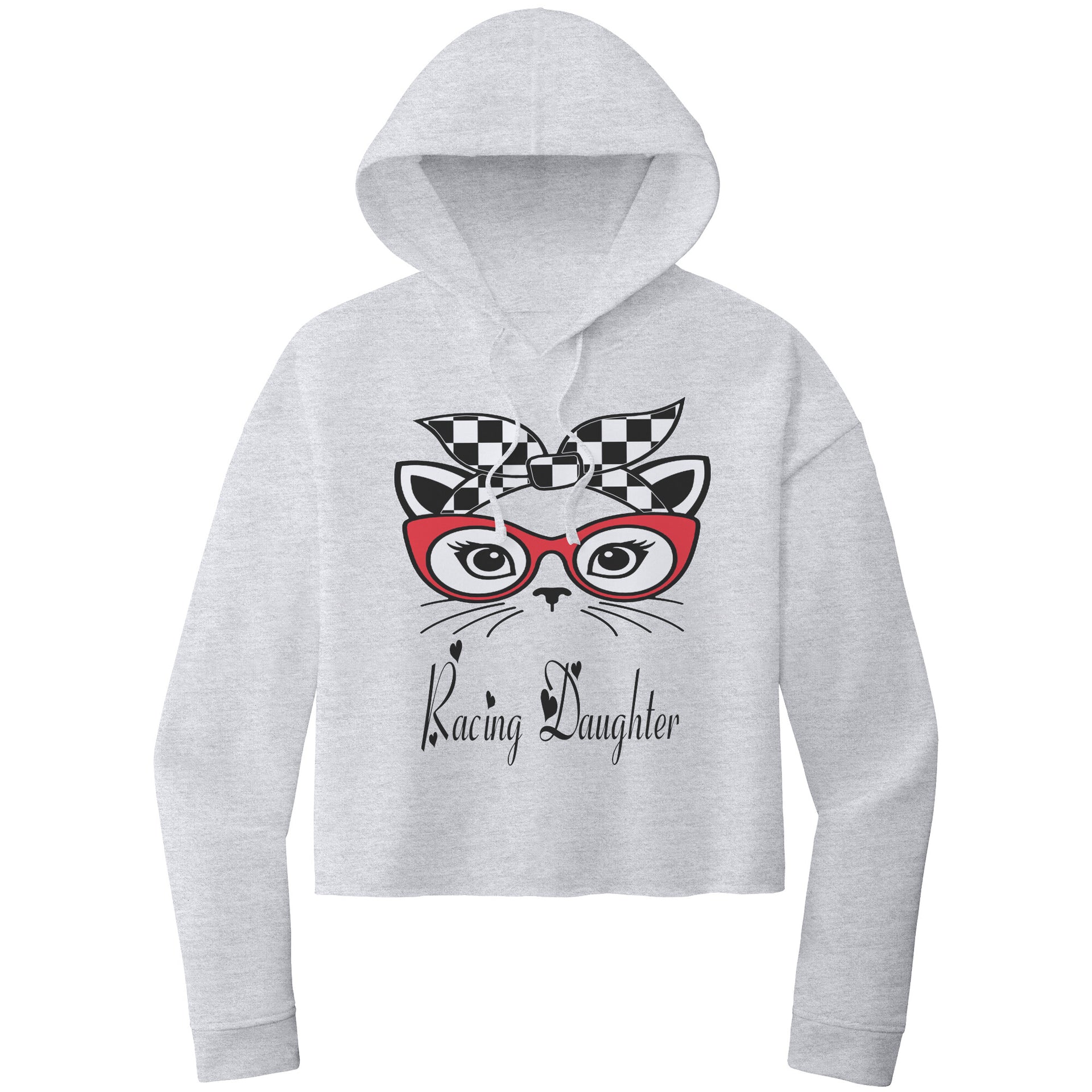Racing daughter Crop top hoodie