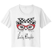Racing daughter Crop t-shirts