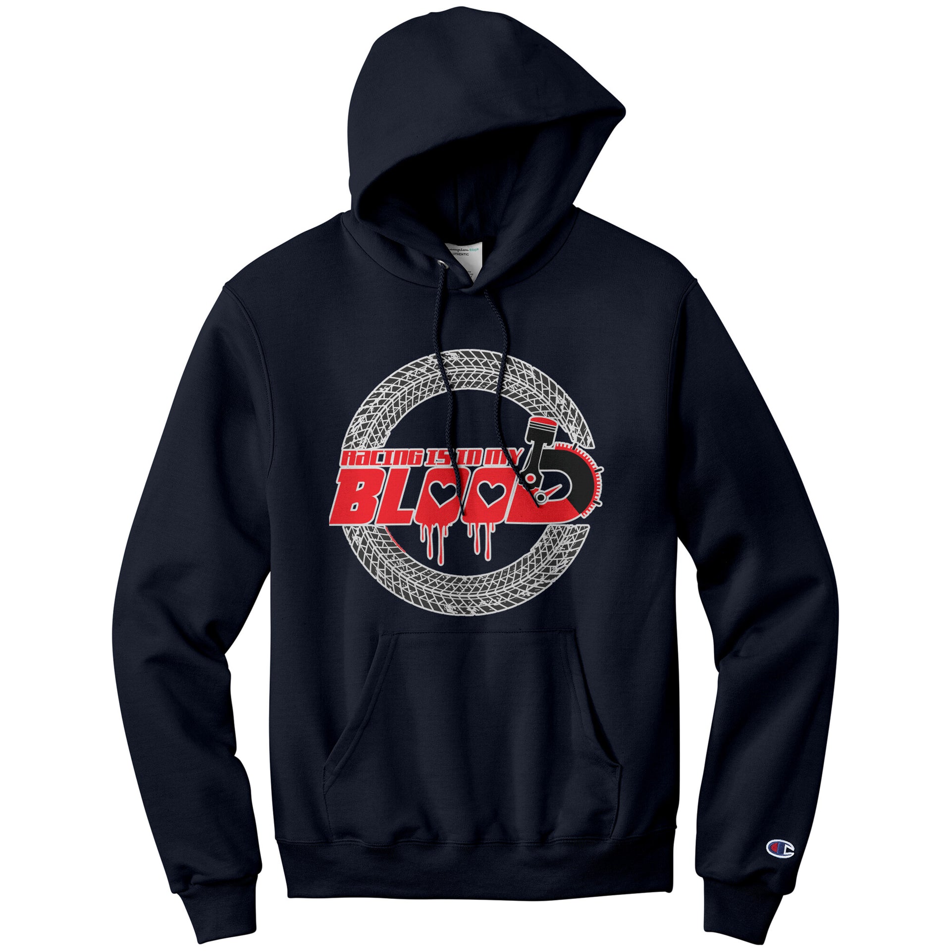 Racing Is In My Blood Hoodies