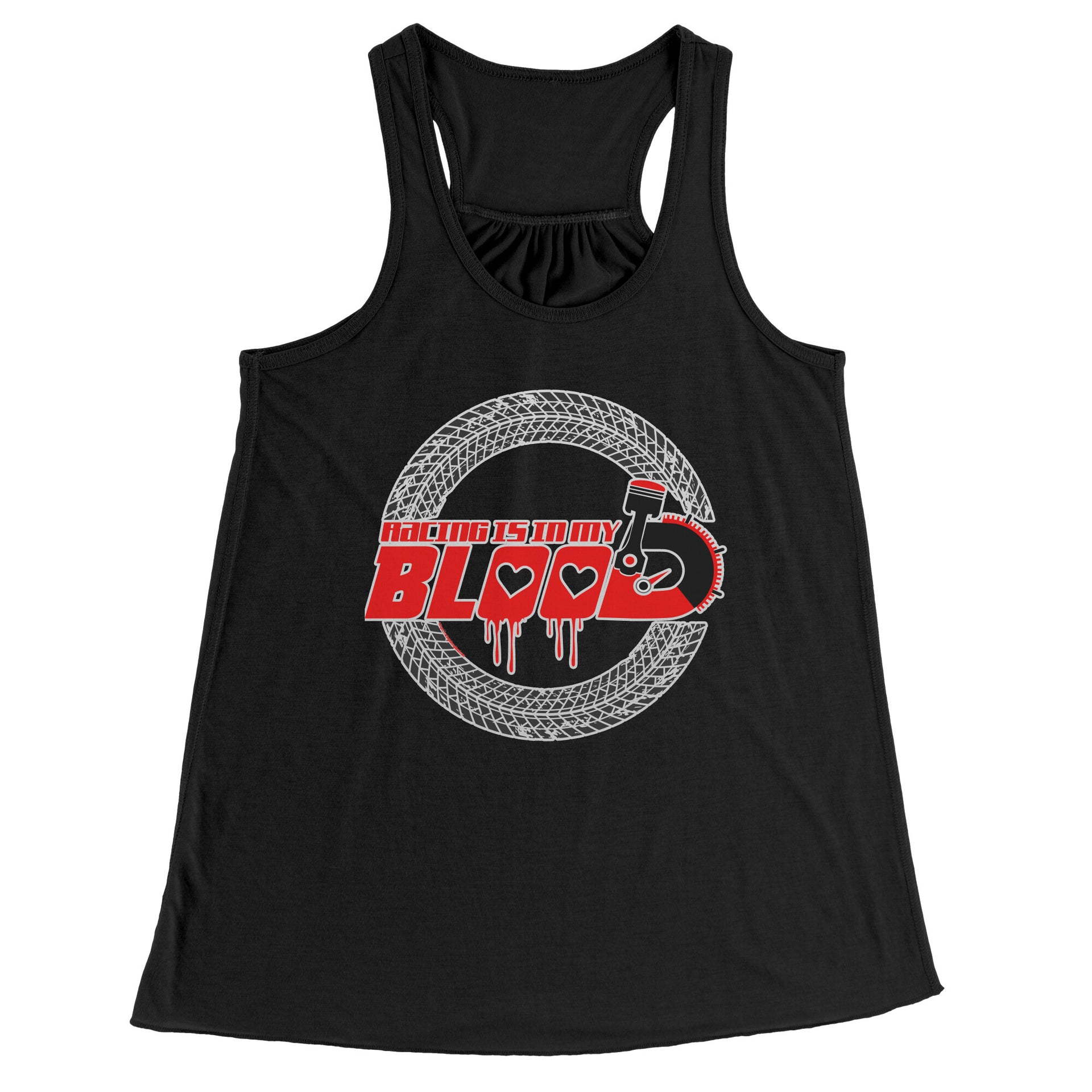 Racing Is In My Blood Tank Tops