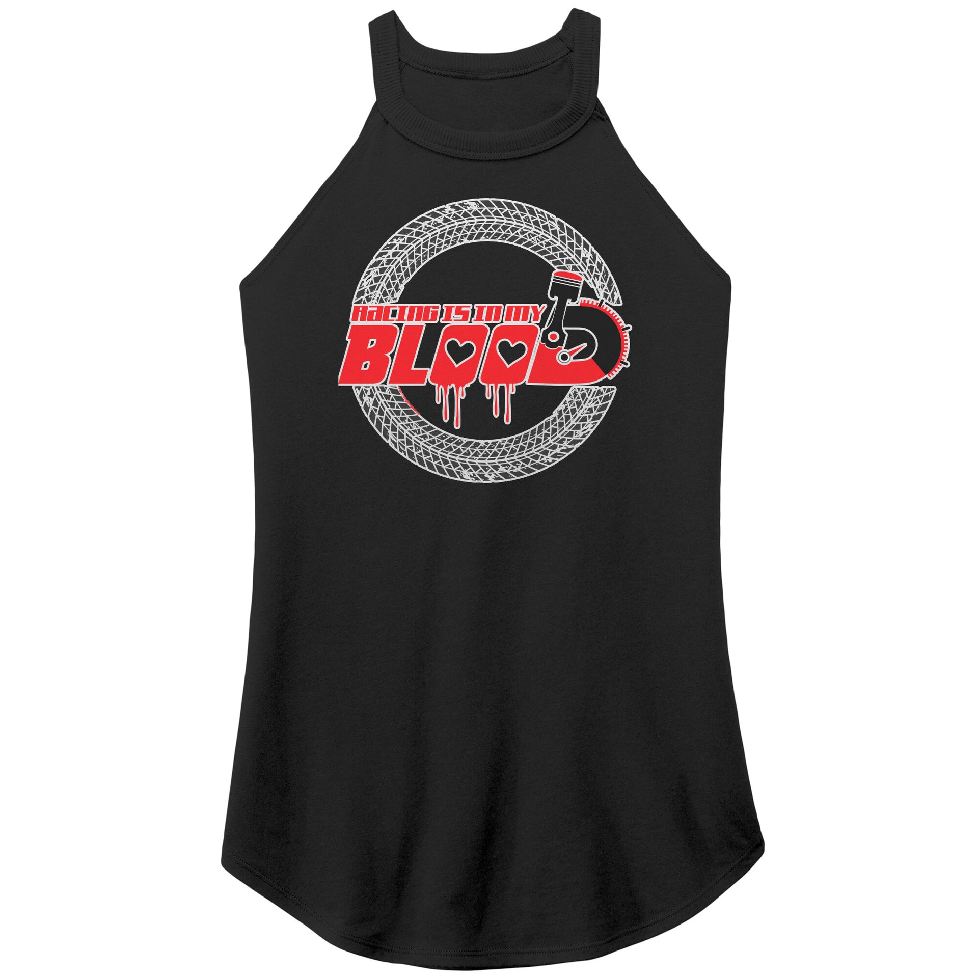Racing Is In My Blood Tank Tops