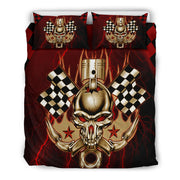 Racing Thunder Skull Bedding Set