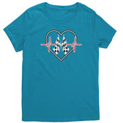 racing women's t-shirts
