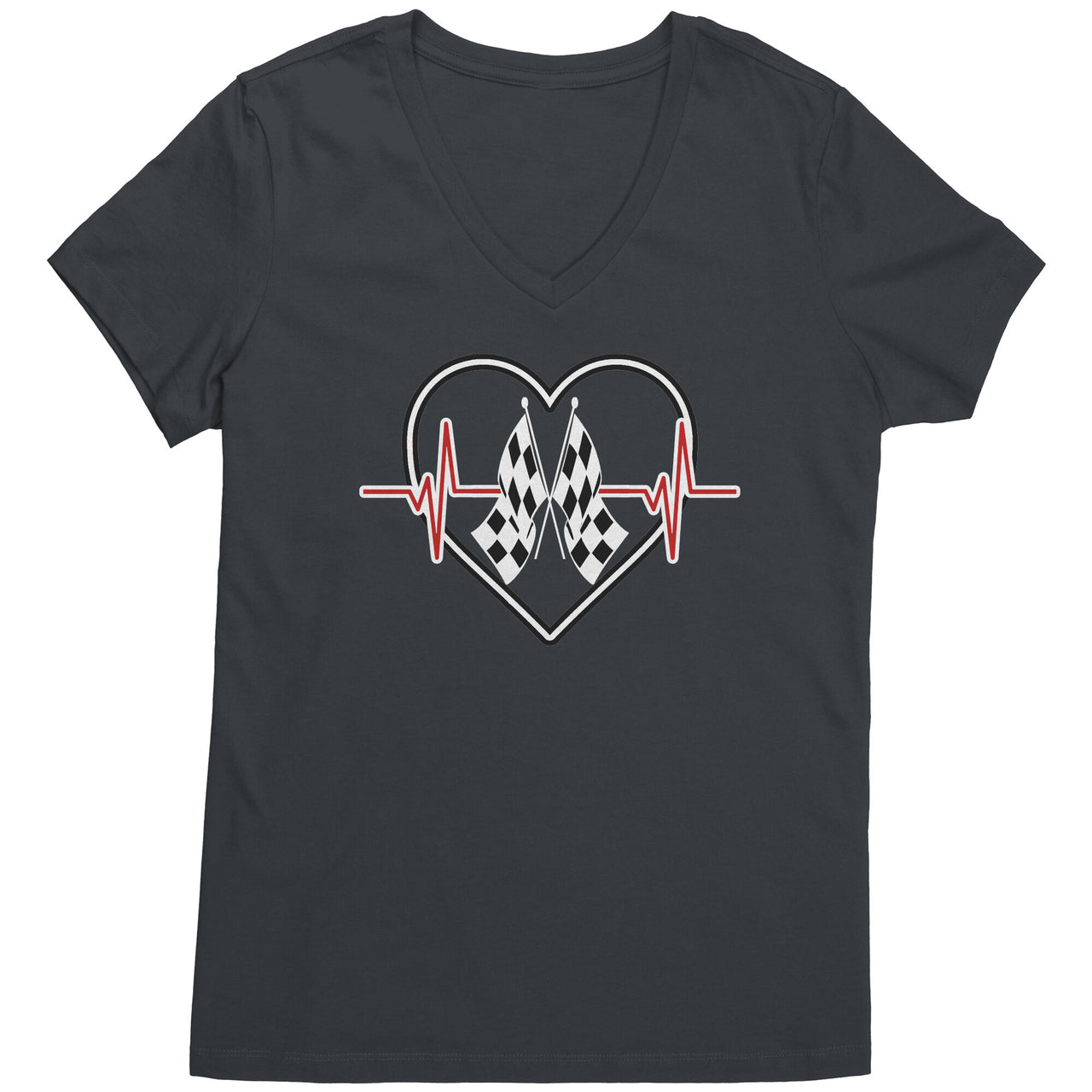 Racing heartbeat t-shirts WT