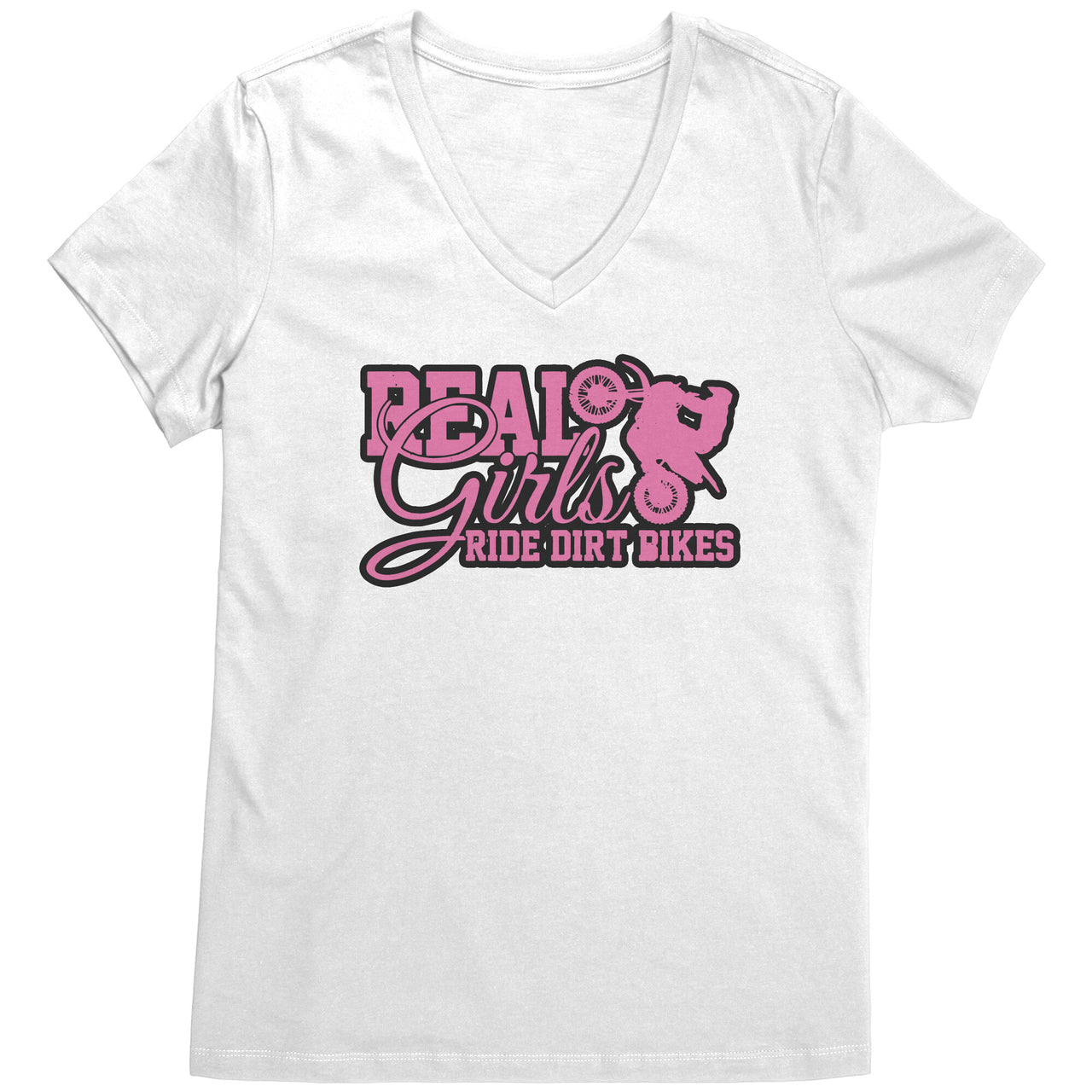 Real Girls Ride Dirt Bikes T-Shirts