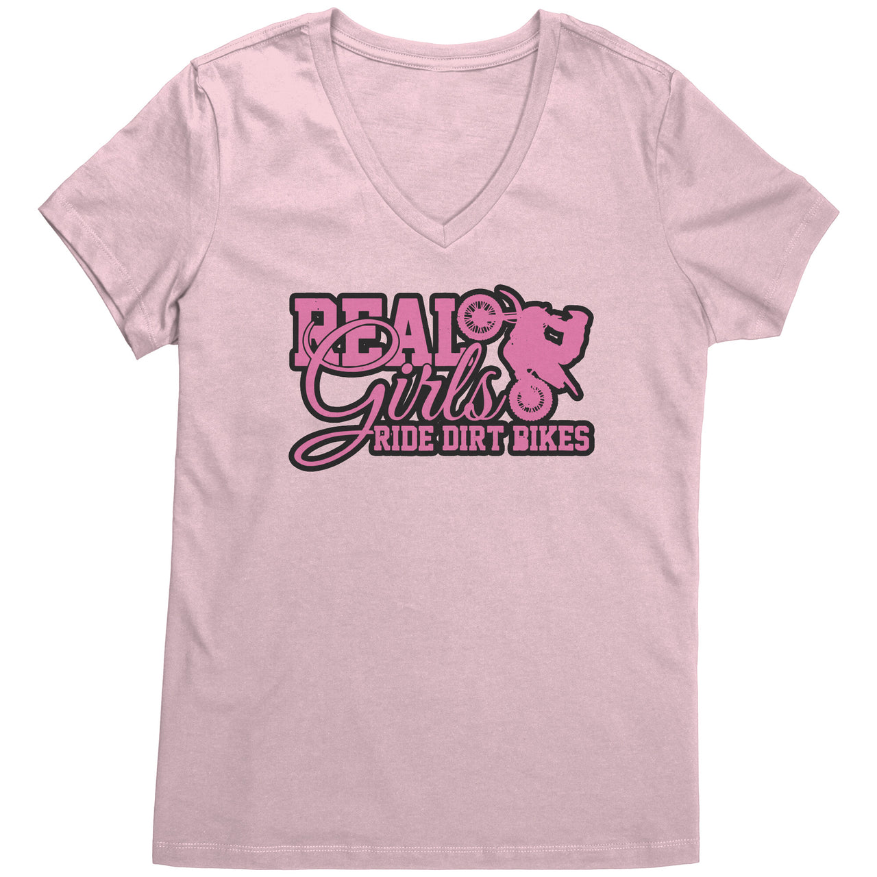 Real Girls Ride Dirt Bikes T-Shirts