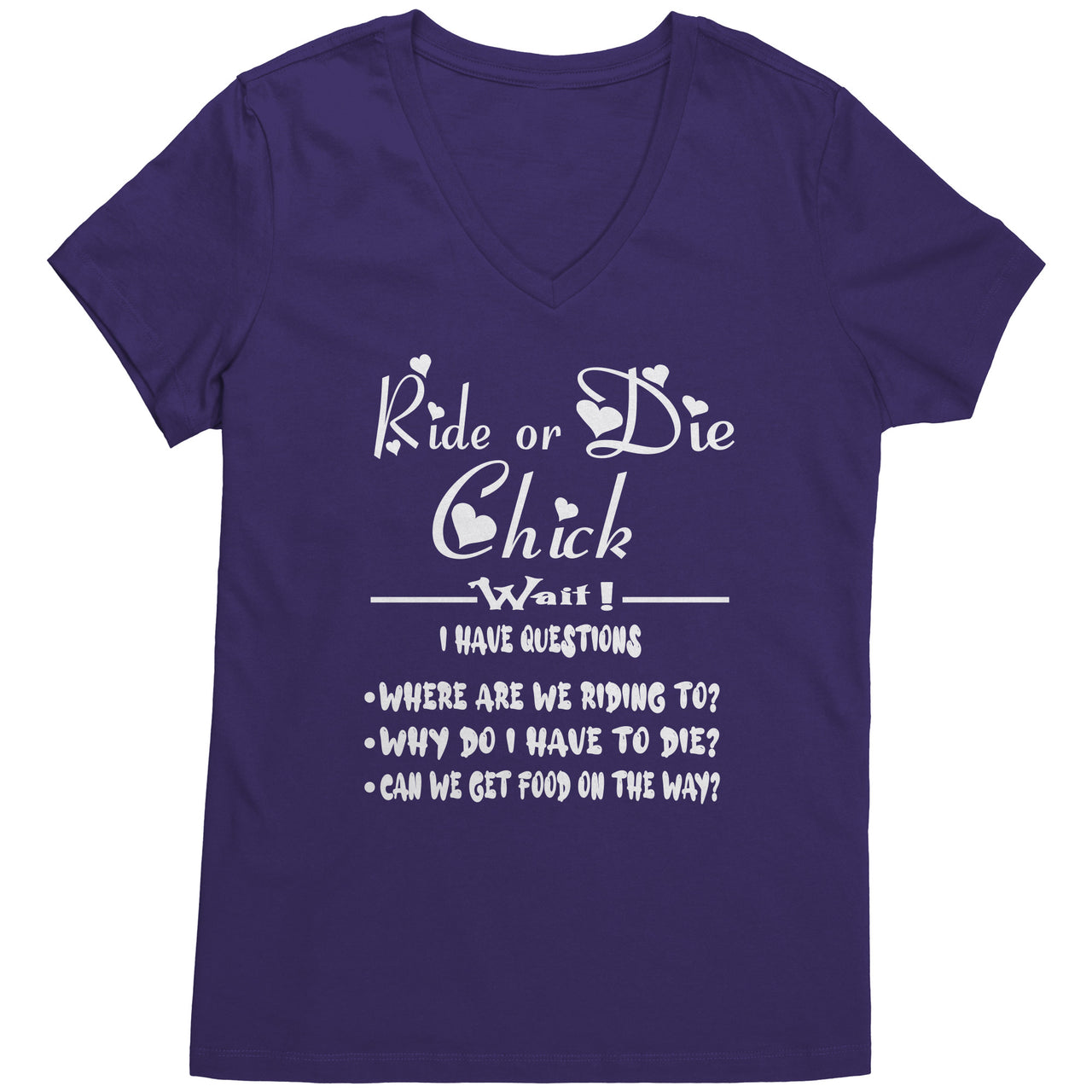 Ride Or Die Chick T-Shirts WV