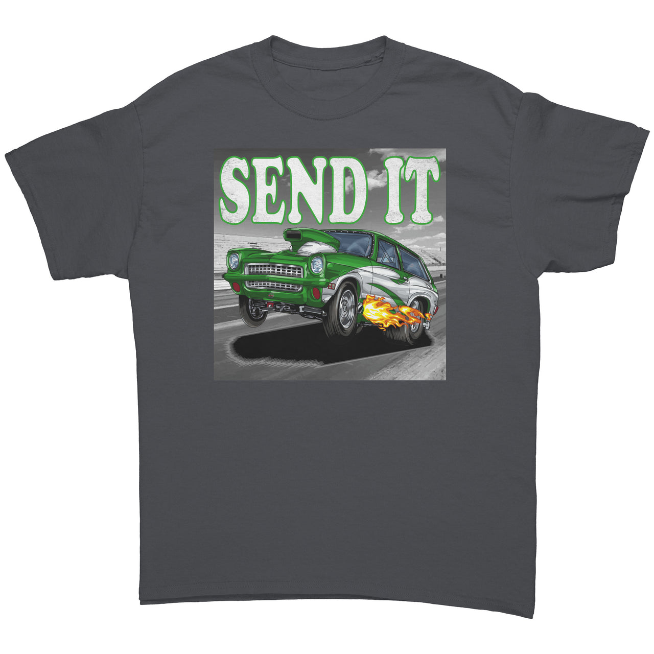 Drag Racing Wagon Car T-Shirts