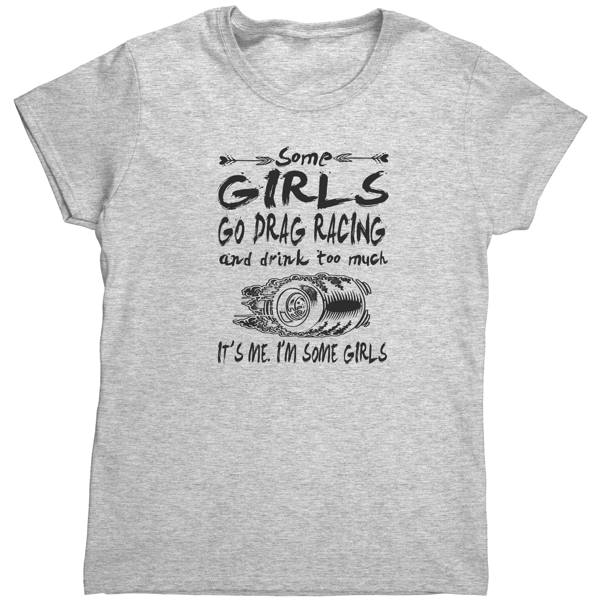 Drag racing women's t-shirts