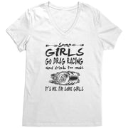 Drag racing women's t-shirts