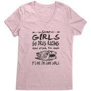 Drag racing women's t-shirts